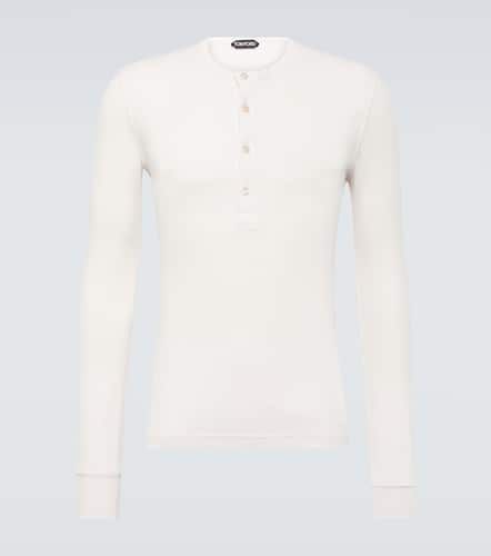 Tom Ford Jersey Henley shirt - Tom Ford - Modalova