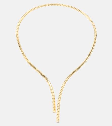 Collar asimétrico Trisolina de oro de 18 ct con diamantes - Marina B - Modalova