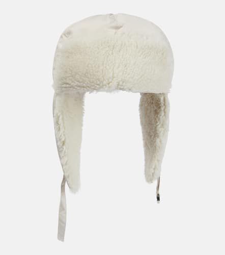 Shearling-trimmed down hat - Yves Salomon - Modalova