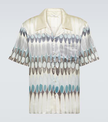 Eclipse silk and cotton bowling shirt - Commas - Modalova