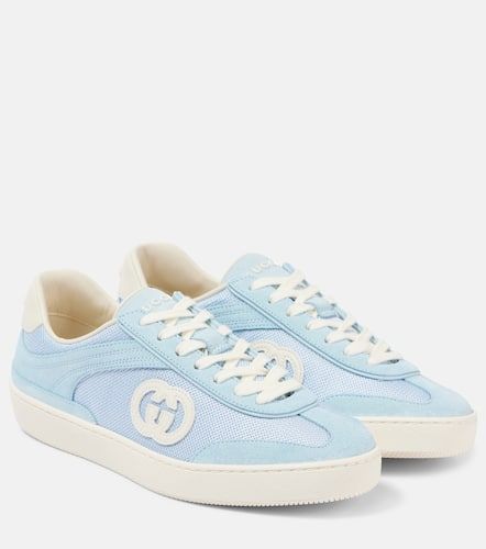 Sneakers Interlocking G aus Veloursleder - Gucci - Modalova