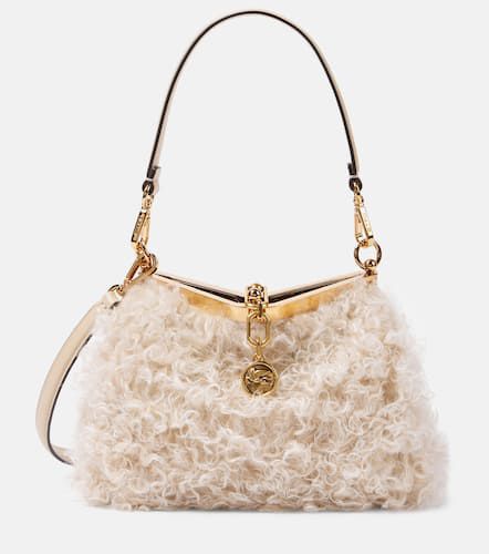 Borsa a spalla Vela in shearling - Etro - Modalova