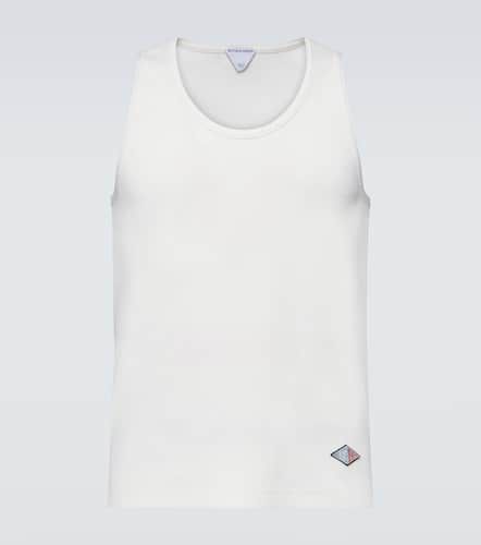 Tank top in cotone a coste - Bottega Veneta - Modalova