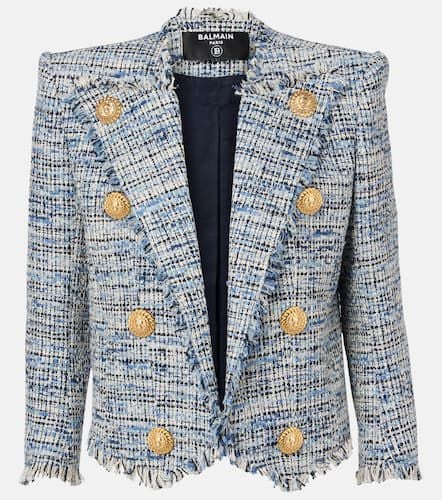 Blazer Side To Side aus Tweed - Balmain - Modalova