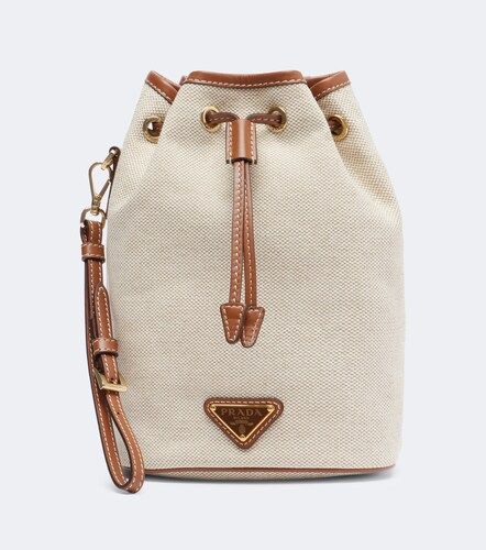 Bustina Small in canvas e pelle - Prada - Modalova