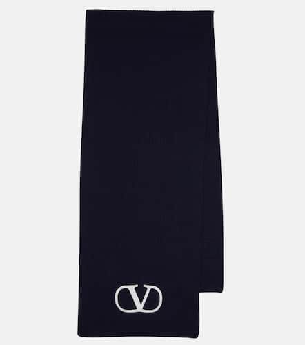 Valentino VLogo virgin wool scarf - Valentino - Modalova