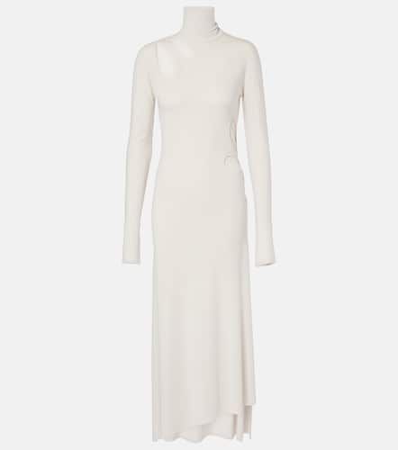 Vestido midi de jersey con aberturas - Victoria Beckham - Modalova