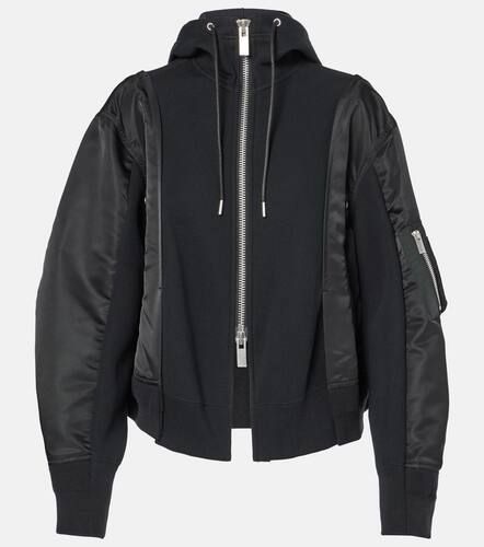 Bomberjacke aus Jersey und Twill - Sacai - Modalova