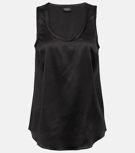 Silk-blend tank top - Brunello Cucinelli - Modalova