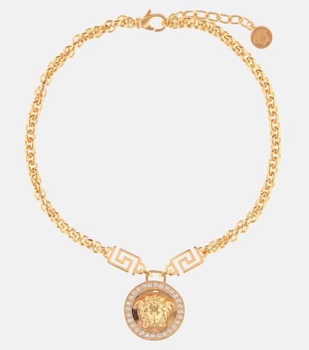 Halskette Icon Medusa mit Kristallen - Versace - Modalova