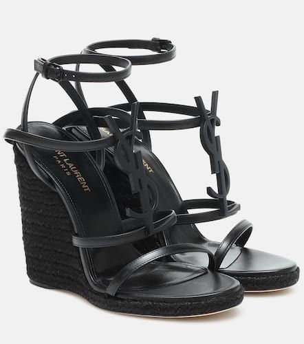 Cassandra 115 wedge espadrille sandals - Saint Laurent - Modalova