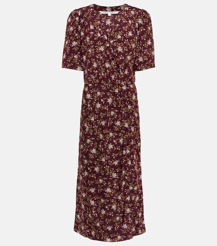 Mika floral silk-blend midi dress - Veronica Beard - Modalova