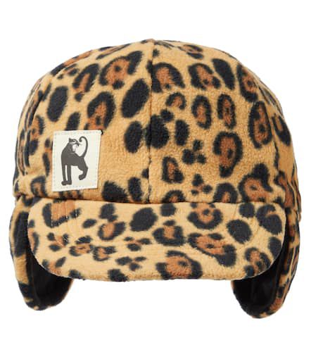 Cappello in pile con stampa leopardata - Mini Rodini - Modalova