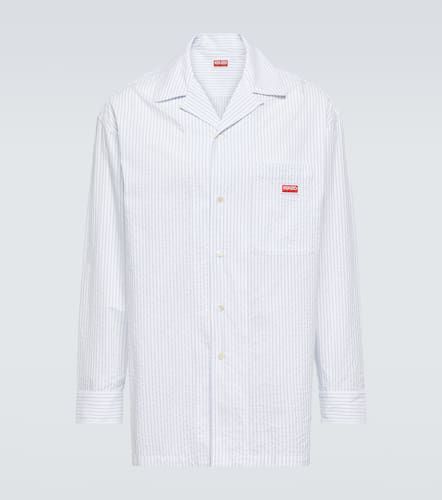 Pinstriped cotton poplin shirt - Kenzo - Modalova