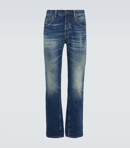 Jeans rectos con efecto desteñido - Saint Laurent - Modalova
