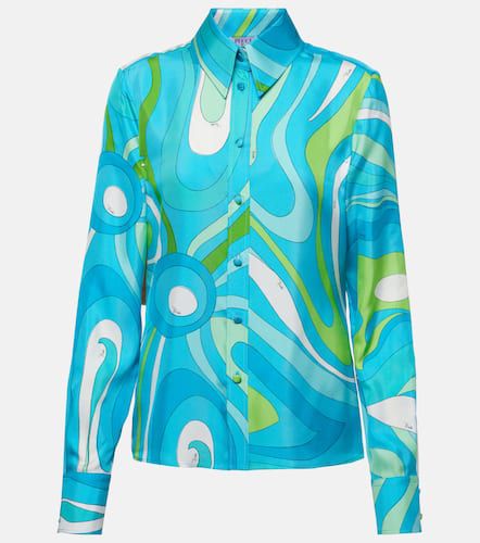 Bedrucktes Hemd Marmo aus Seide - Pucci - Modalova