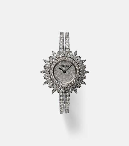 Reloj Y-Momento de oro blanco de 18 ct con diamantes - Yeprem - Modalova