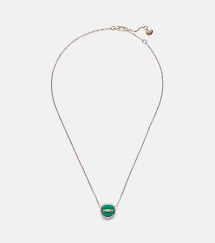 Pom Pom Dot 18kt rose pendant necklace with gemstones - Pomellato - Modalova