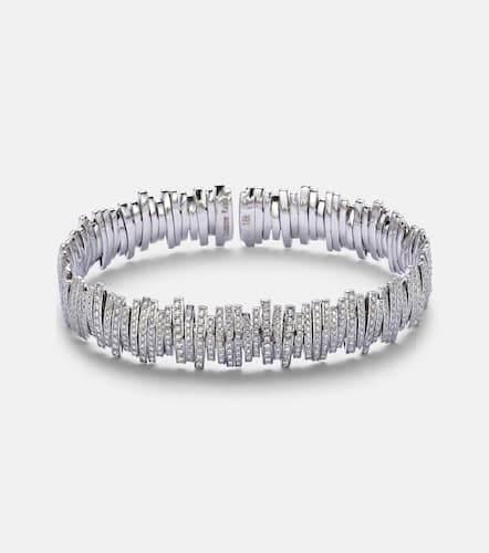 Bracciale Classic Medium in oro bianco 18kt con diamanti - Suzanne Kalan - Modalova