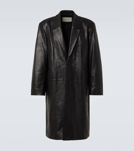 Oversized leather coat - Entire Studios - Modalova