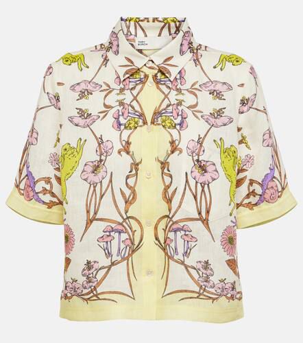 Tory Burch Camisa de lino estampada - Tory Burch - Modalova