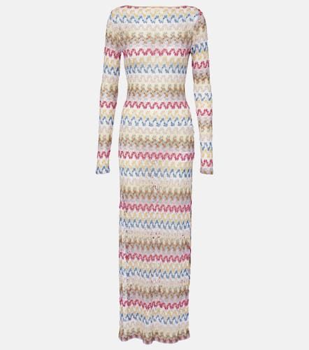 Abito lungo in crochet con lamé - Missoni - Modalova