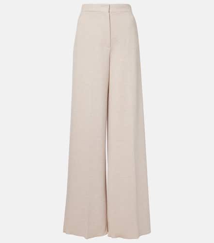 Corea cotton and wool jersey wide-leg pants - Max Mara - Modalova