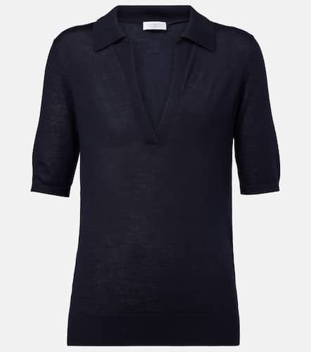 Frank cashmere and silk polo shirt - Gabriela Hearst - Modalova