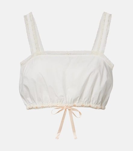 Crop top Alma de algodón con encaje - Posse - Modalova