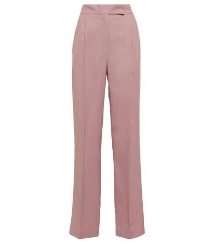 Pleated high-rise wide-leg pants - Brunello Cucinelli - Modalova