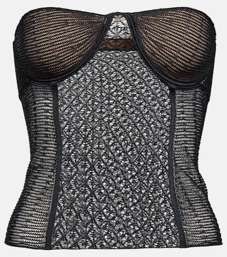 Khaite Lori lace-knit bustier - Khaite - Modalova