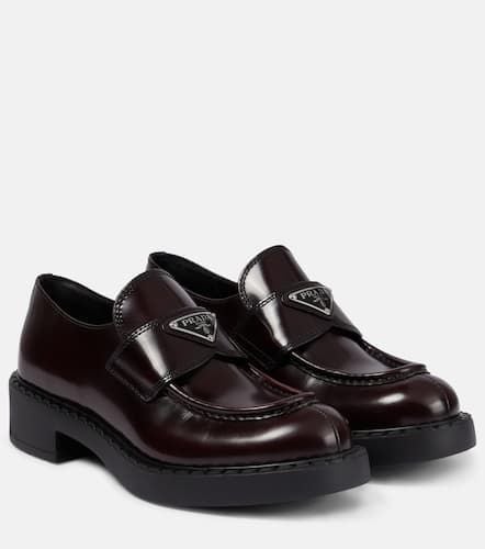 Prada Logo leather loafers - Prada - Modalova