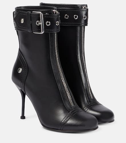 Leather ankle boots - Alexander McQueen - Modalova