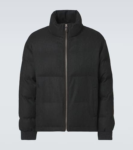 Herringbone wool puffer jacket - Berluti - Modalova