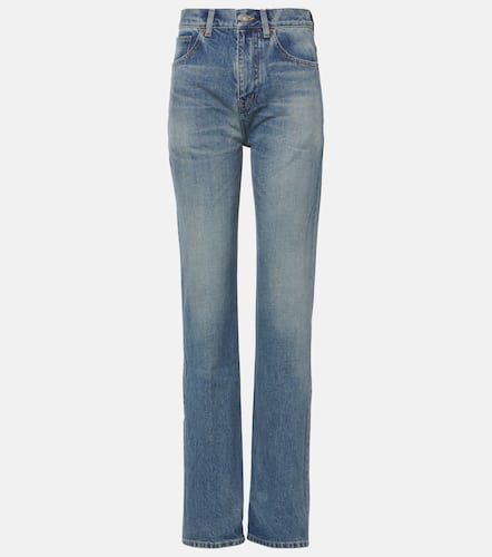 High-Rise Straight Jeans - Saint Laurent - Modalova