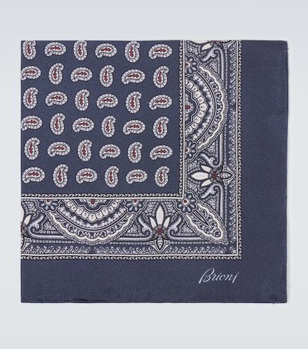 Brioni Silk pocket square - Brioni - Modalova