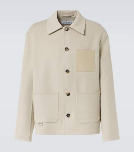 Chaqueta de lana y cachemir con piel - Loewe - Modalova