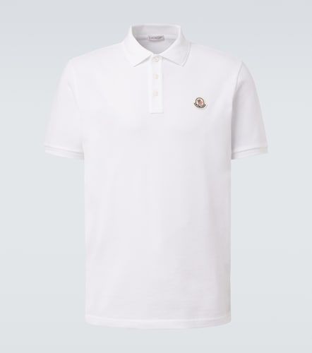 Moncler Polo de piqué de algodón - Moncler - Modalova