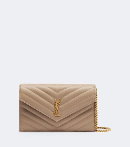 Cartera con cadena Cassandre de piel - Saint Laurent - Modalova