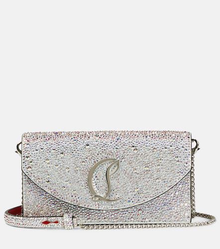 Clutch Loubi54 aus Leder mit Kristallen - Christian Louboutin - Modalova