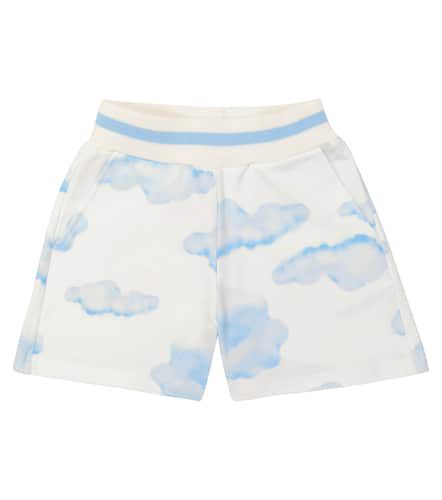 Shorts in misto cotone con stampa - Monnalisa - Modalova