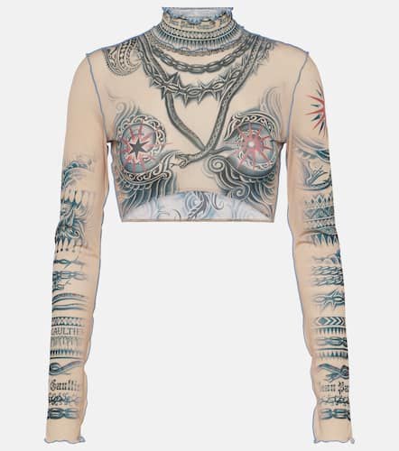 Tattoo Collection Cropped-Top - Jean Paul Gaultier - Modalova