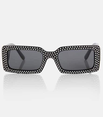 Embellished rectangular sunglasses - Dolce&Gabbana - Modalova