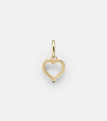 Baby Charm Heart 18kt single earring with sapphire - Marie Lichtenberg - Modalova