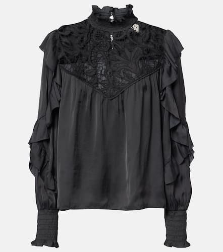 Seila ruffled lace-trimmed blouse - Isabel Marant - Modalova