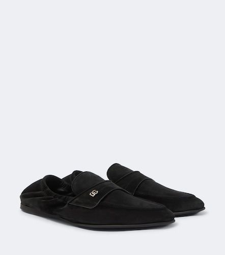 Dolce&Gabbana Mocassini DG in suede - Dolce&Gabbana - Modalova