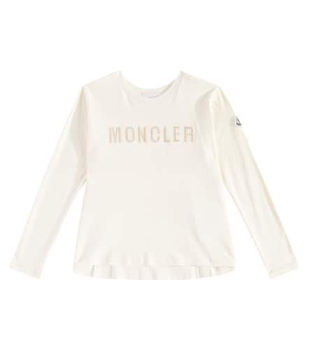 Camiseta de jersey de algodón con logo - Moncler Enfant - Modalova