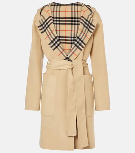 Abrigo reversible de lana con Check - Burberry - Modalova