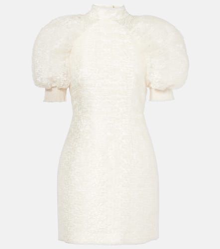 Bridal pleated lace minidress - Rotate - Modalova