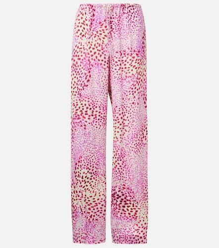 Pantalones anchos en jacquard - Dries Van Noten - Modalova